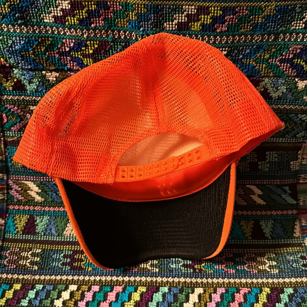 Hunting Truckers Hat 🧢 Hellbound Glory SHOW OFF! Bright neon orange, like new. - Picture 4 of 6